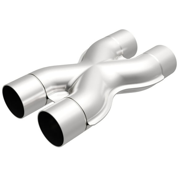 Magnaflow Tuyau d'Échappement Croisé 10792 X-Tuyau; Acier Inoxydable; Diamètre d'Entrée 3 Pouces; Diamètre de Sortie 3 Pouces; Longueur 14 Pouces; Sans Convertisseurs