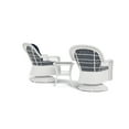 thumbnail image 4 of Tortuga Rio Vista 3-Piece Outdoor Bistro Set, White, 4 of 5