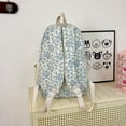 thumbnail image 5 of 3pcs Flower Backpack Bags Set,Cute Kawaii Backpack Set Aesthetic Daypack Flower Rucksack with Built-in Organizer, 5 of 9