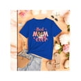 thumbnail image 2 of Playera Blusa De Best Mom Ever Moda Fashion Para Mujer Color Azul Talla Extra Grande Marca Emil SaEs, 2 of 4