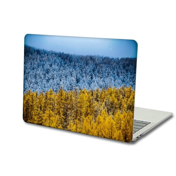 KSK KAISHEK for Newest MacBook Pro 15" Case 2019 2018 2017 2016 Rel. Model A1990/A1707, Plastic Hard Case Shell Cover, Plants series 0249
