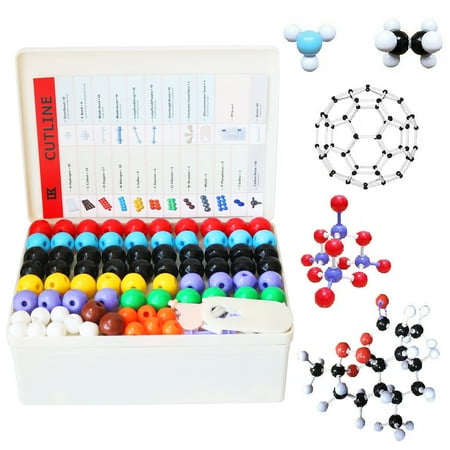 LINKTOR Chemistry Molecular Easy to Learn Science Models & Kits with 136 Atoms, 1.76 lbs, 444 Pieces
