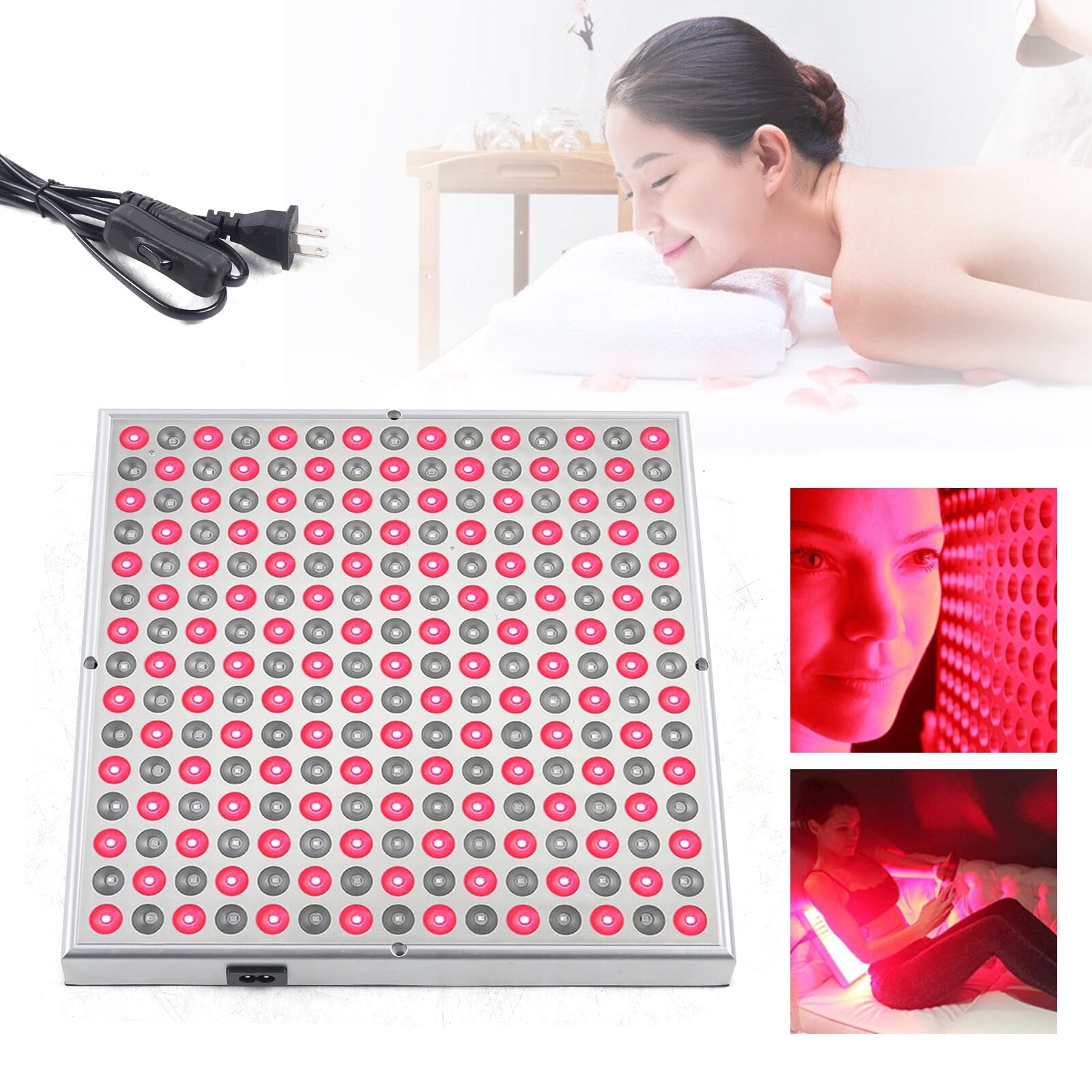 1 PCS Red Infrared Light Panel, Near Infrared Led Red Light, Red Light for Body, Voltage: 85-265V, Power: 45W
