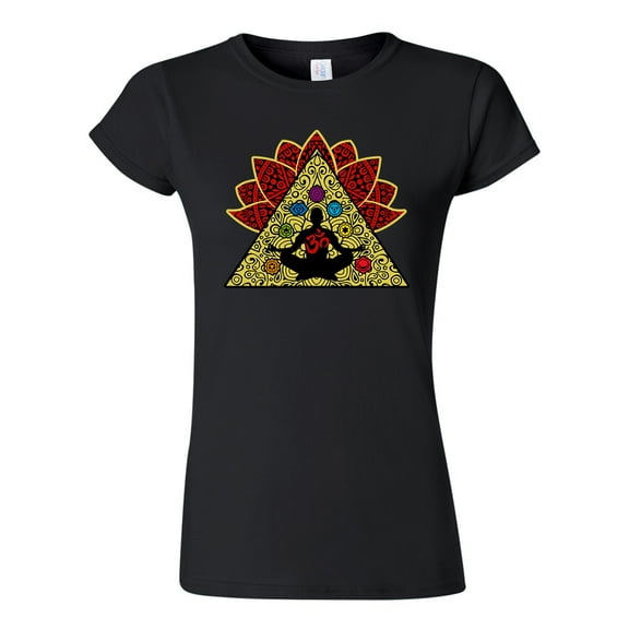 Junior Yoga Meditation Elements Relax Energy DT T-Shirt Tee