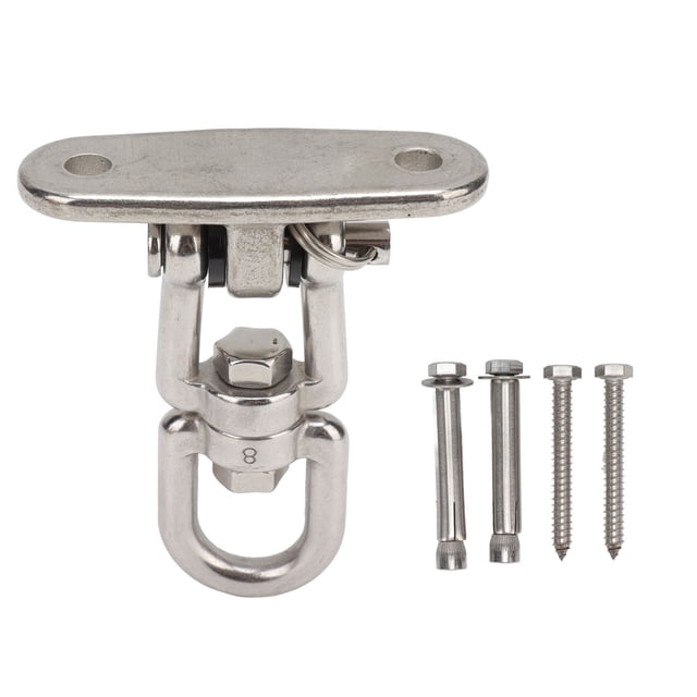 Kit para colgar hamacas con gancho giratorio de 360 grados para silla de techo, yoga, acero inoxidable 304