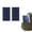 2PCS, variant on Portable USB Solar Panel – 5V 2W Plug in Solar Panels High Efficiency Monocrystalline Charger for Phone, Camera, Fan, Lantern – Camping Hiking Outdoor Travel (A)