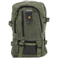 thumbnail image 1 of Green Rucksack Large Capacity Canvas Backpack Travel Casual Canvas Satchel Durable Backpack Multifunction Student School Bag, 1 of 8