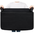thumbnail image 1 of Cuerda grande de algodón negra Goodpick para ropa sucia, 63 L de capacidad, 1 of 7