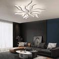 thumbnail image 4 of Garwarm LED Ceiling Light Dimmable 80W Modern Ceiling Lamps with Remote, Flame Shape LED Light Fixture for Living Room Dining Room Bedroom Decorative Lamp,3 Color/3000-6500K, 4 of 10