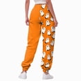 thumbnail image 6 of TOWED22 Halloween Baggy Sweatpants for Women Trendy Print Joggers Casual Loose Fall Drawstring Sweat Pants Fashion Clothes(Orange,L), 6 of 7