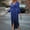 Navy Blue, variant on VIWORLD Women's V-Neck Asymmetrical Hem Maxi Dress Long Sleeve Elastic Cuff Draped Party Gown for Fall Spring Light Champagne，S