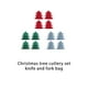 thumbnail image 3 of Bearachild 4 unidades/juego de vajilla de árbol de Navidad, bolsa de almacenamiento, bolsa de dulces, decoración, organizador de dinero en efectivo, Kits de decoración para fiestas Rojo Bearachild HA068283-01B, 3 of 6