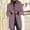 A - Purple 1, variant on Women's Wool Blend Coat Fall Coat for Gift Lapel Mid-Length Single Breasted Overcoat