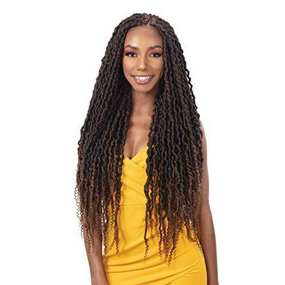 Freetress Synthetic Braid - 2X NITA DISTRESSED GORGEOUS LOC 26 INCH (1 Jet Black)