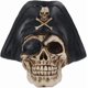 thumbnail image 1 of Black Hat with Pirate Skull for Halloween, Bar, Table Decoration, 1 of 5