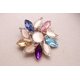 thumbnail image 5 of Broche Vintage elegante único broches de perlas flor broche de listón ramillete cristal austriaco broche con distintivo Pin boda para mujer, 5 of 5