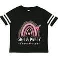 thumbnail image 3 of Inktastic Gigi and Pappy Love Me Rainbow Girls Toddler T-Shirt, 3 of 5