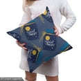 thumbnail image 5 of Ambesonne Night Sky Fabric by the Yard Upholstery, Stars Pattern Bottles Art, 3 Yards, Dark Blue Grey and Orange, 5 of 5