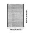 thumbnail image 3 of Reflective Window Insulation Film, Aluminum Foil Sun Shade With Suction Cups, Heat Blocking Privacy Film For Windows, Doors & Rv, Easy Install & Removable,B - One Size, 3 of 7