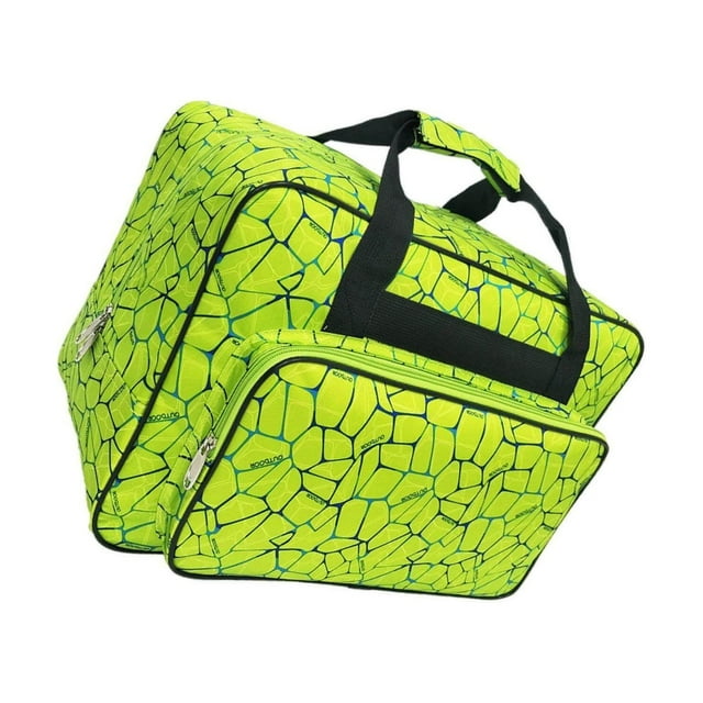 Langgg Multi-Function Sewing Machine Storage Bag Dust Cover Crafts Accessories Tools Storage Pocket Handbag Holder Green