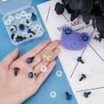 thumbnail image 4 of 20pcs Craft Safety Eyes Glow in The Dark Dragon Eye Cabochons Craft Crochet Eyes 12mm Flat Round Craft Eyes with 20pcs Washers, 4 of 6