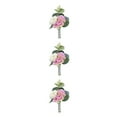 thumbnail image 2 of Ramillete de broche Moyic para ocasiones especiales Color realista Boda Púrpura claro, 2 of 6