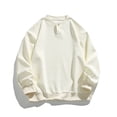thumbnail image 4 of Sweatshirts for Men 2025 Fall Winter Long Sleeve Henley Collar Casual Plain Oversized Sweatshirt Pullover Tops, 4 of 8