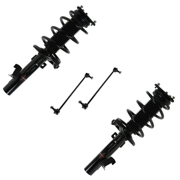 Complete Strut Spring Assembly Sway Bar Link Front Kit Set of 4 for Mazda 3 5 PSA56207