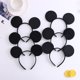 thumbnail image 3 of Diadema con orejas de Mickey Mouse de Disney para mujer, para el pelo Diadema con lazo para fiesta de parque de atracciones, diadema para Cosplay, diadema para niña, juguete para cumpleaños, 3 of 5