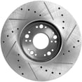 thumbnail image 4 of New Vented Brake Disc Compatible With Lexus IS300 Sportcross 6 Cyl 3.0L GS400 Base 8 Cyl 4.0L SC400 Base 8 Cyl 4.0L GS430 Base 8 Cyl 4.3L 1992-2010 By 1257 31118 31172 31478 44700, 4 of 7