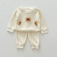 thumbnail image 2 of Casual and Versatile Two-Piece Set: Teddy Top Pullover and Pants for Baby and Toddlers, 2 of 6