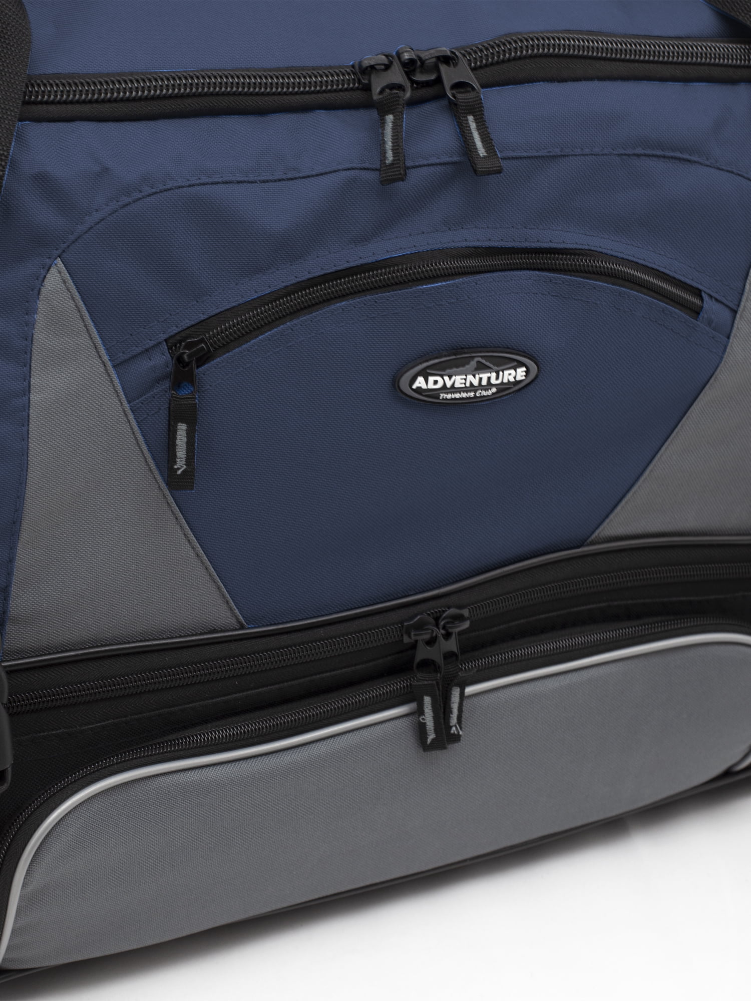 Travelers Club 30" Adult Drop-Bottom Rolling Duffel with Telescopic Handle, Blue