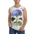 thumbnail image 1 of Balery Vintage Flower Camisetas sin mangas para hombre, absorbe la humedad y protege contra el mal olor.-XX-Large, 1 of 7