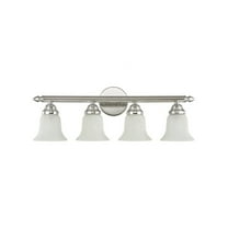 4 Light Bathroom Light in Traditional Style 24 inches Wide By 8 inches High-Polished Chrome Finish Bailey Street Home 218-Bel-771297