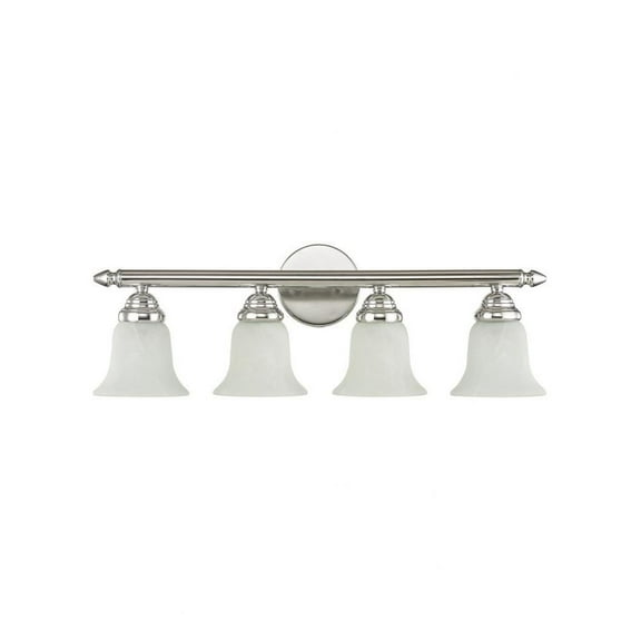 4 Light Bathroom Light in Traditional Style 24 inches Wide By 8 inches High-Polished Chrome Finish Bailey Street Home 218-Bel-771297