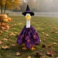 thumbnail image 2 of PiGOGI Halloween Porch Goose Outfit for 23 Inch Statue Pumpkin Ghost and Bat Design Costume with Hat Spooky Outdoor Lawn Garden Patio Yard Decor, 2 of 9