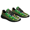thumbnail image 6 of Saint Patrick's Day German Shepherd Dog Shoes Sneakers Black Size 6, 6 of 7