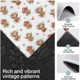 thumbnail image 3 of White Highland Cow Flower Butterfly Pattern Kitchen Rugs Sets Of 3,Kitchen Runner Rugs Non Skid Washable,Decorative Kitchen Floor Mats for Kitchen,Sink,Laundry,17"x30"+ 17"x47" + 17"x59", 3 of 6