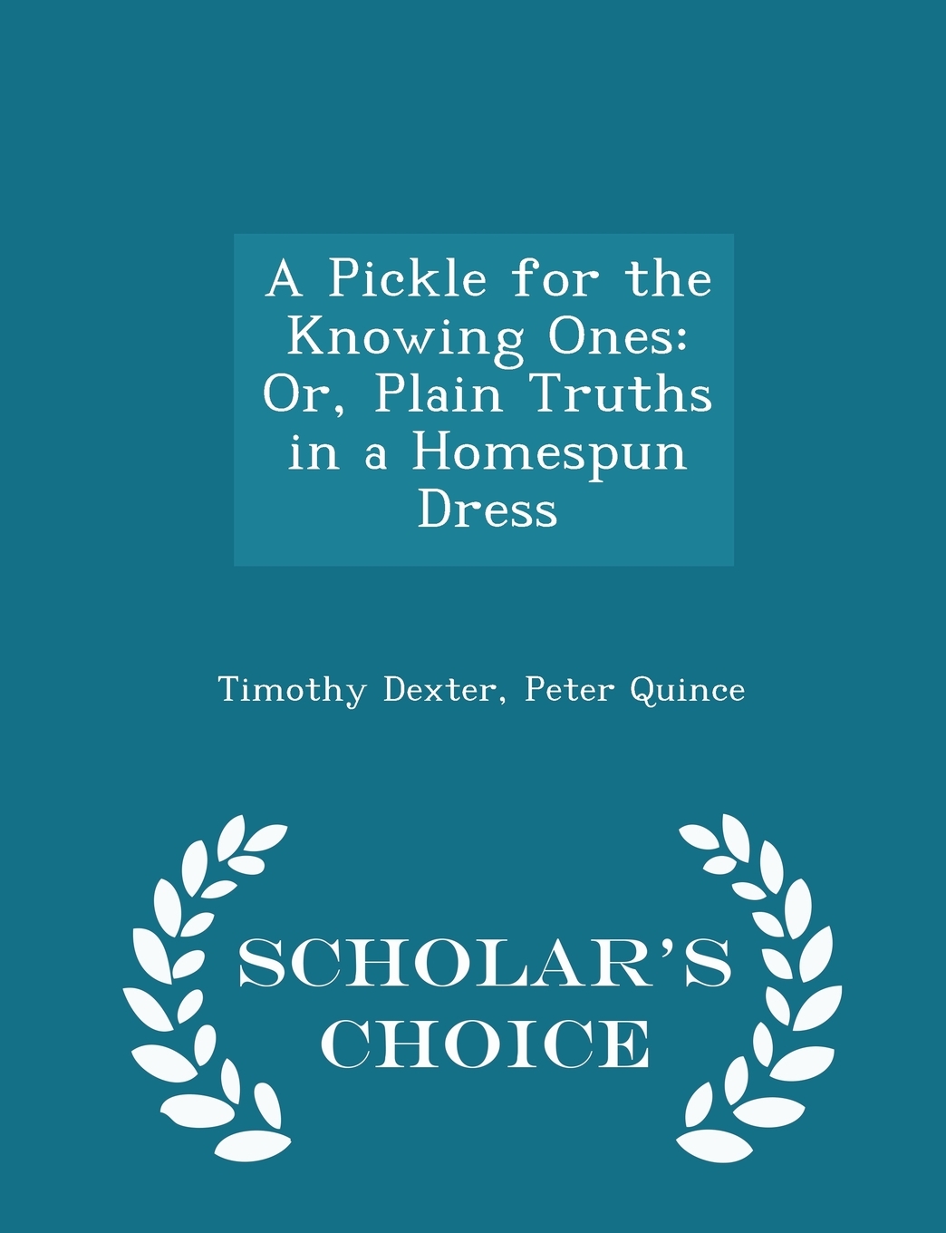 A Pickle for the Knowing Ones (Paperback)