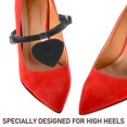 thumbnail image 4 of Friction Reduction Strap for Shoes Black Microfiber Designed for Dancing 2 Pairs, 4 of 5