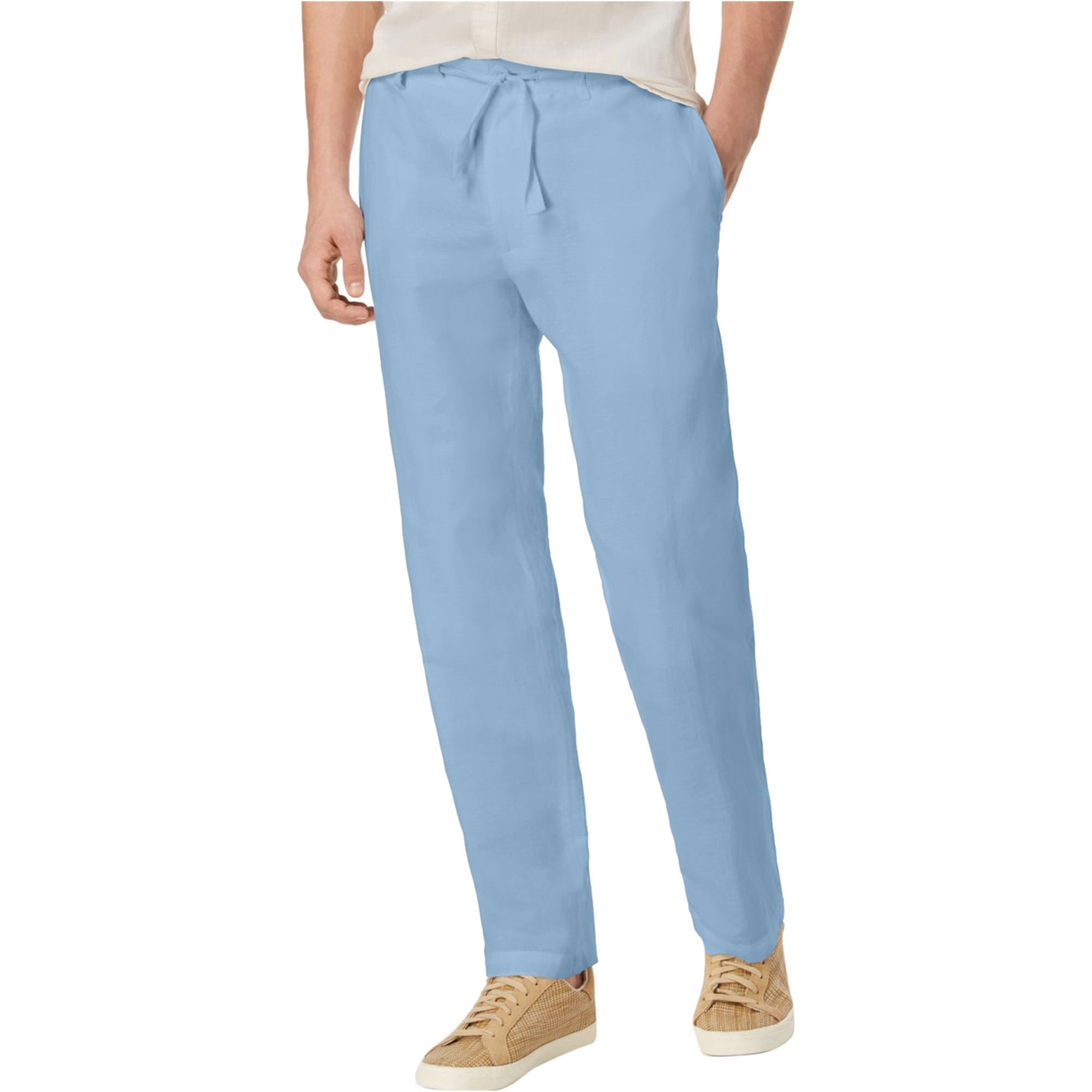 Mens Drawstring Casual Trouser Pants 