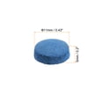 thumbnail image 2 of Unique Bargains 11mm Dia Pool Cue Tips Snooker Billiard Cue Tips Pool Stick Tips, Blue 50 Pack, 2 of 5
