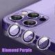 thumbnail image 1 of Protector de lente de cámara de diamante de metal para iPhone 13 14 Pro Max 14Plus Cristal de lente protectora luminosa para iPhone 11 PRO MAX 12 Mini Dengxun unisex, 1 of 2