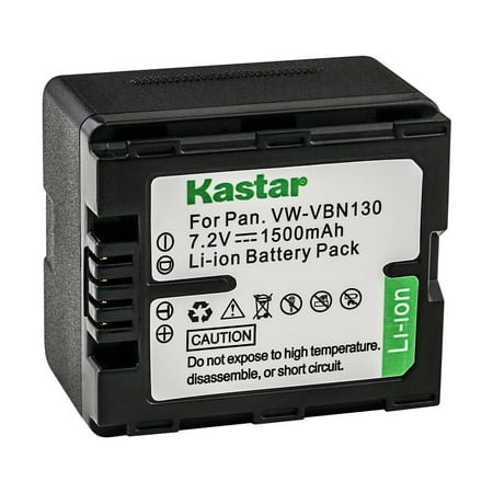 Image of Kastar 1-Pack Battery VW-VBN130 Replacement for Panasonic HDC-SD800GK HDC-SD800GK-3D HDC-SD800K HDC-SD800P HDC-SD900 HDC-SD909 HDC-TM900 HDC-TM900GK HDC-TM900GK-3D Camera
