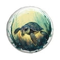 thumbnail image 2 of Bingfone Watercolor Turtle3 Spare Tire Cover Weatherproof Universal Wheel Protectors For Rv Camper Travel Trailer Suv Truck-17 Inch, 2 of 9