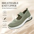 thumbnail image 3 of CHICVOMEY Comfortable Sneakers for Women Lightweight Breathable Mary Jane Shoes Non-slip Mesh Walking Shoes for Daily Wear and Travel, 3 of 8