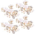 thumbnail image 4 of Hebilla De Cristal Hueca, Hebilla De Flor De Cristal Elegante Decorativa Larga Vida útil Para Cinturones De Novia Decoración Para Ropa De Bricolaje Para Decoración De Fiestas, 4 of 7