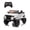 White, variant on Licensed Toyota 24V Kids Ride On Car 2 Seater 4WD, Electric Off-Road Vehicle with Remote Control LED Lights Shovel for Ages 3+