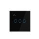 thumbnail image 1 of WIFI Smart Wall Light Panel 1/2/3 Gang Pantalla táctil Interruptor inalámbrico Interruptor de pared de control remoto para el hogar Eigraketly DZ7209-05B, 1 of 2