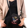 thumbnail image 4 of Chririnla American Flag Eagle Print Cell Phone Purse, 2 Layers Cross Body Side Case Polyester Adjustable Strap Crossbody Bag for Travel Shop, 4 of 10